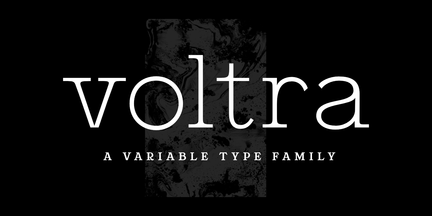 Пример шрифта ZT Voltra #1